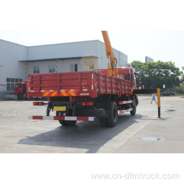 Dongfeng 5ton LHD truck mounted crane